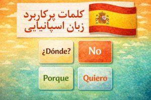 کلمات پرکاربرد زبان اسپانیایی