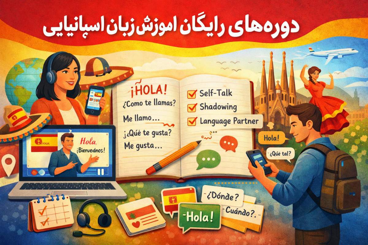 دوره های رایگان آموزش زبان اسپانیایی