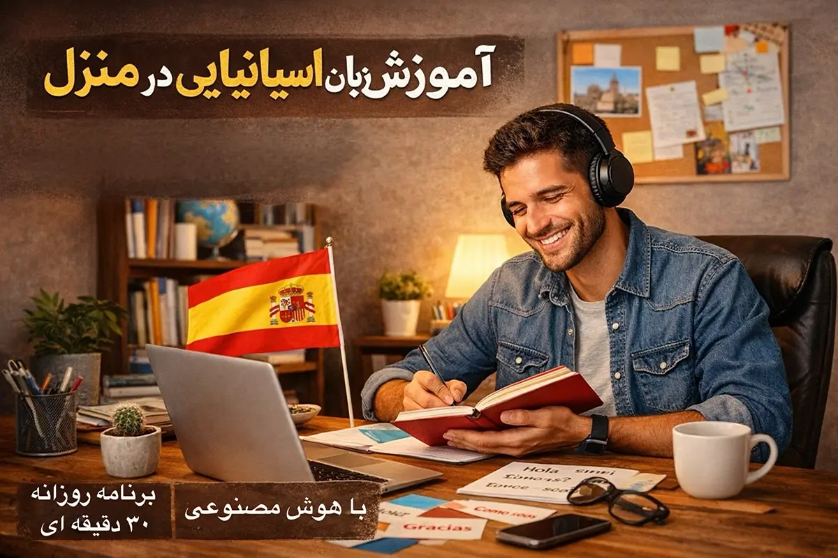 آموزش زبان اسپانیایی در منزل